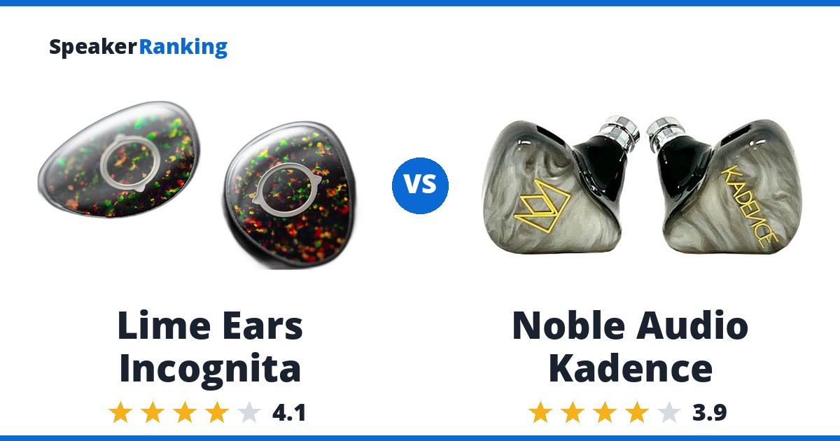 Lime Ears Incognita vs Noble Audio Kadence