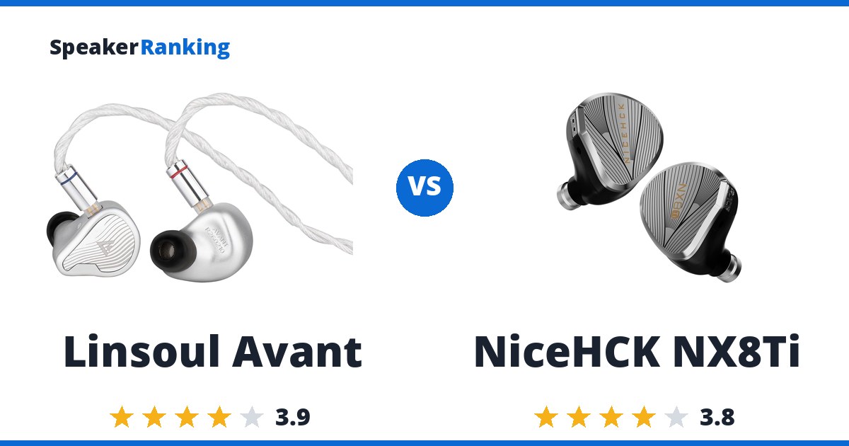 Linsoul Avant vs NiceHCK NX8Ti