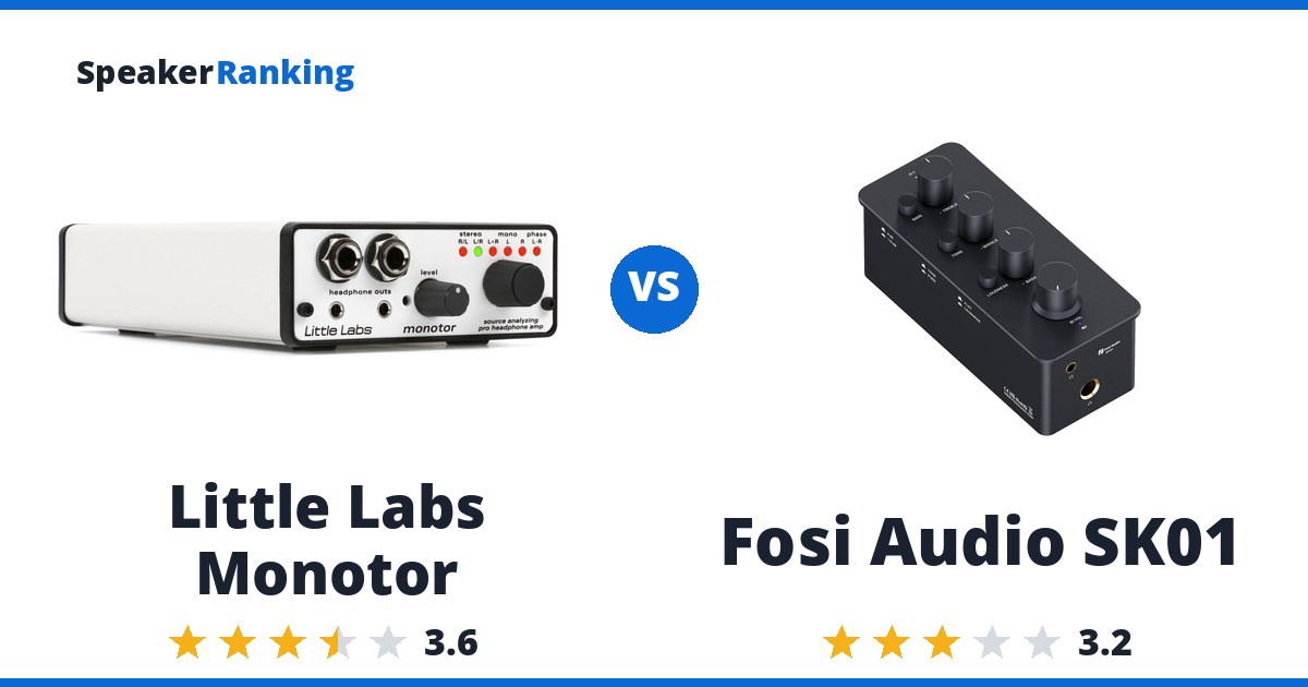 Little Labs Monotor vs Fosi Audio SK01