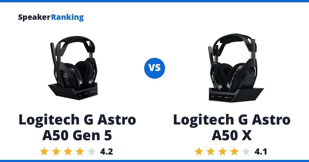 Logitech G Astro A50 Gen 5 vs Logitech G Astro A50 X