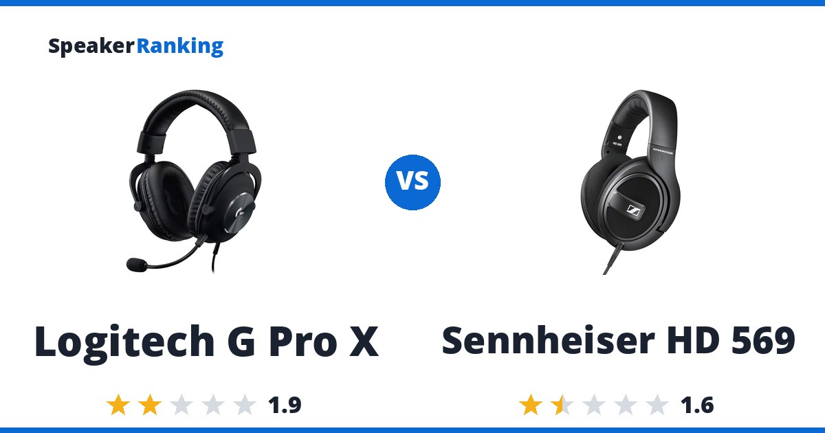 Logitech G Pro X vs Sennheiser HD 569