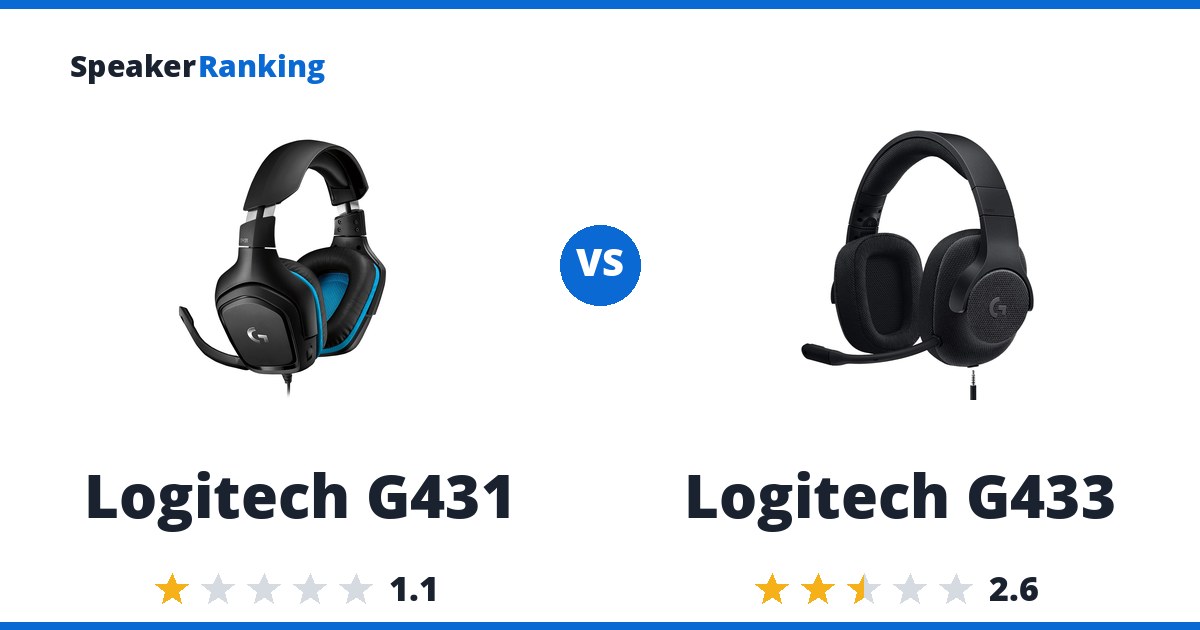 Logitech G431 vs Logitech G433