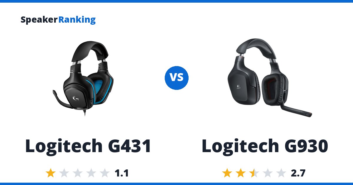 Logitech G431 vs Logitech G930