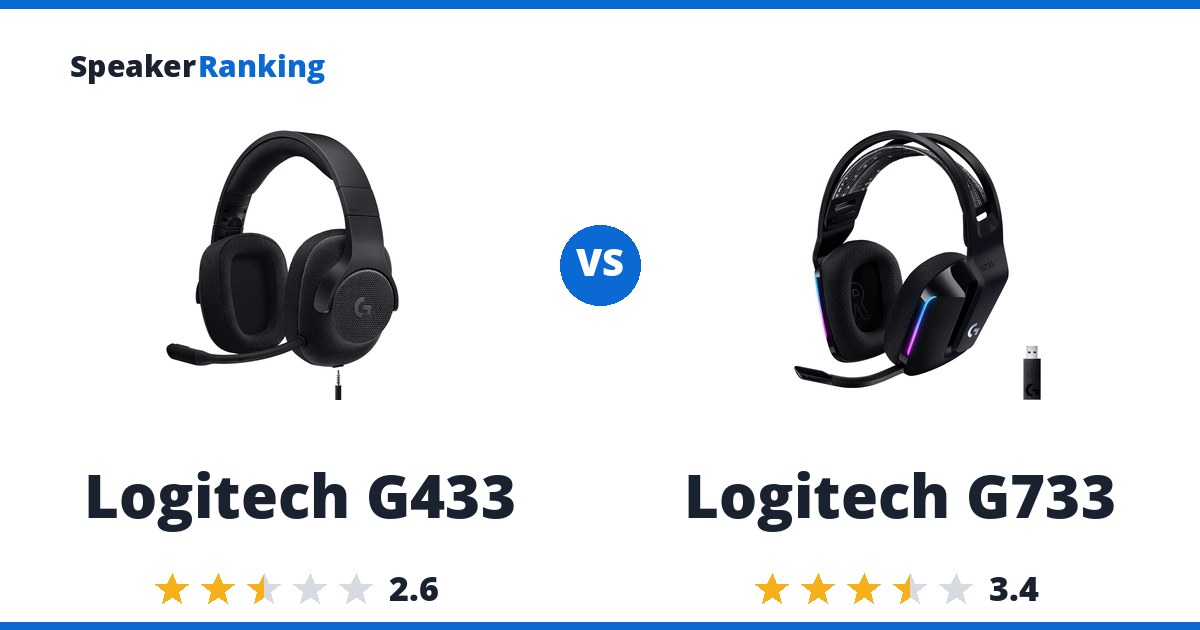 Logitech G433 vs Logitech G733