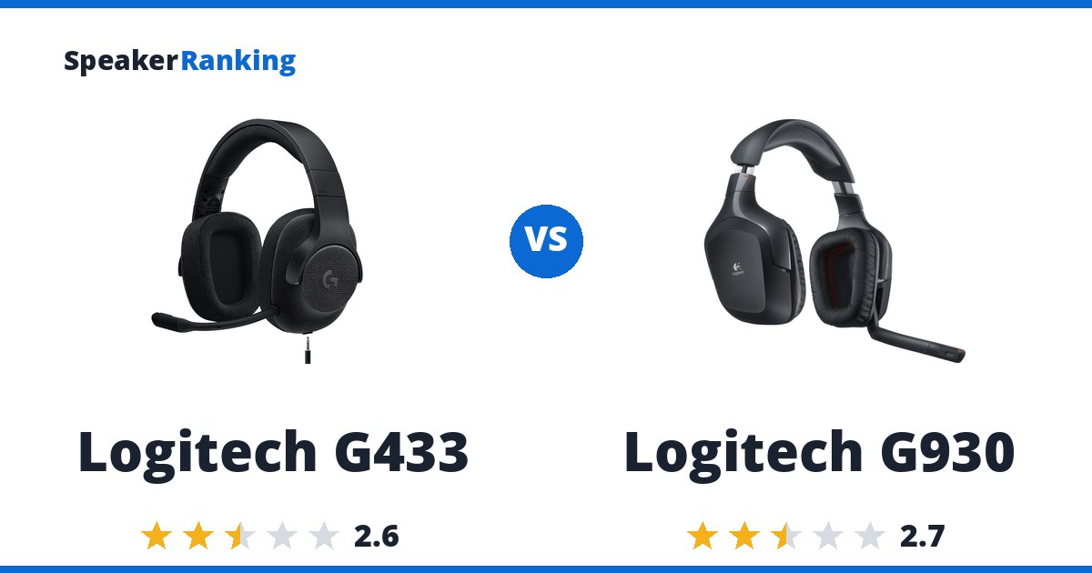 Logitech G433 vs Logitech G930