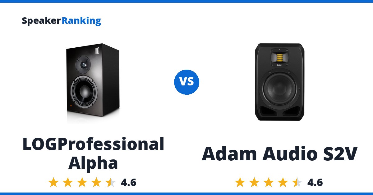LOGProfessional Alpha vs Adam Audio S2V