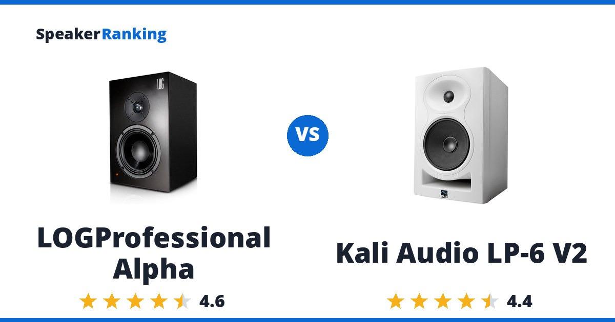 LOGProfessional Alpha vs Kali Audio LP-6 V2