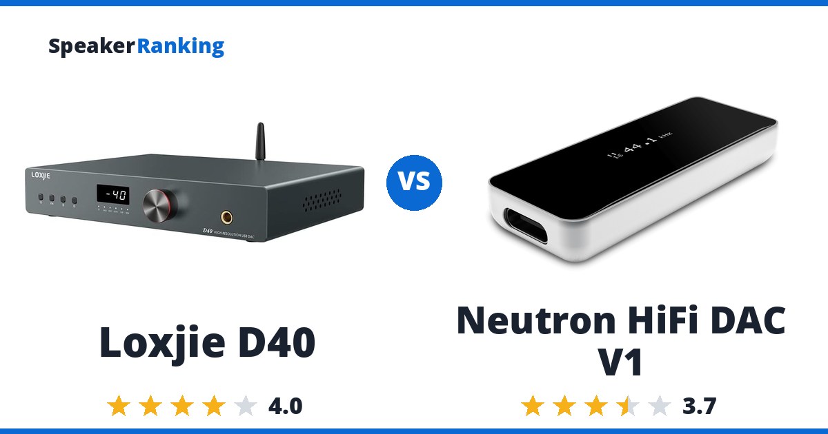 Loxjie D40 vs Neutron HiFi DAC V1