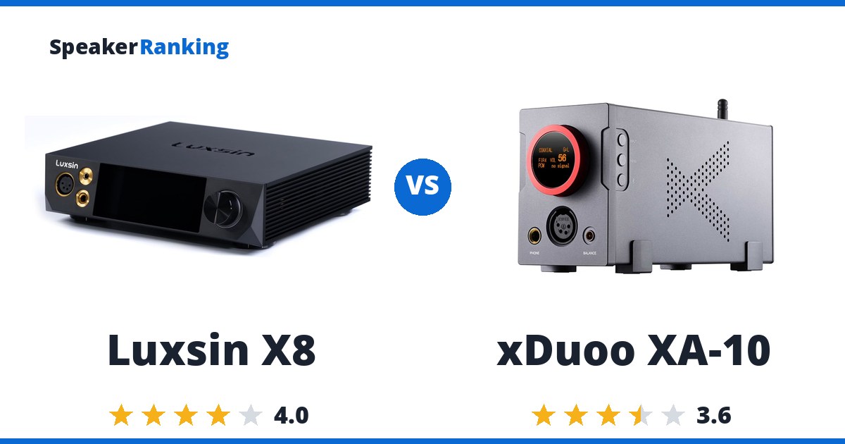 Luxsin X8 vs xDuoo XA-10