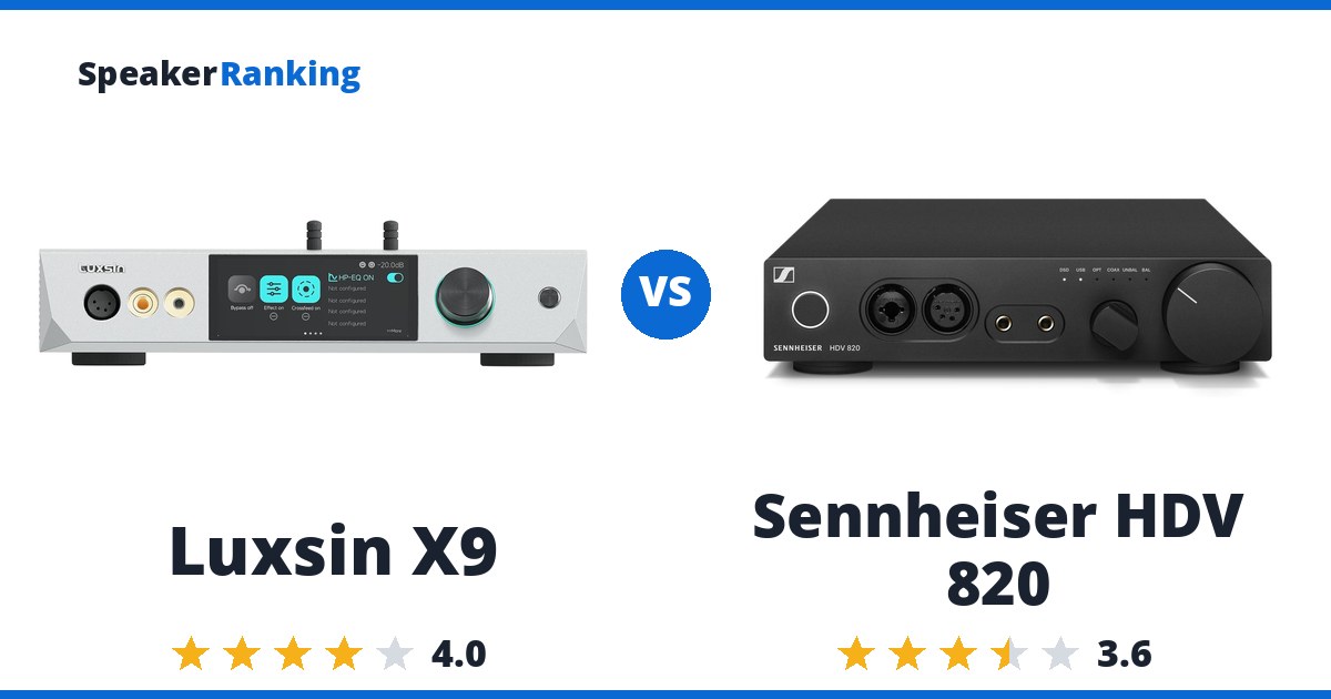 Luxsin X9 vs Sennheiser HDV 820