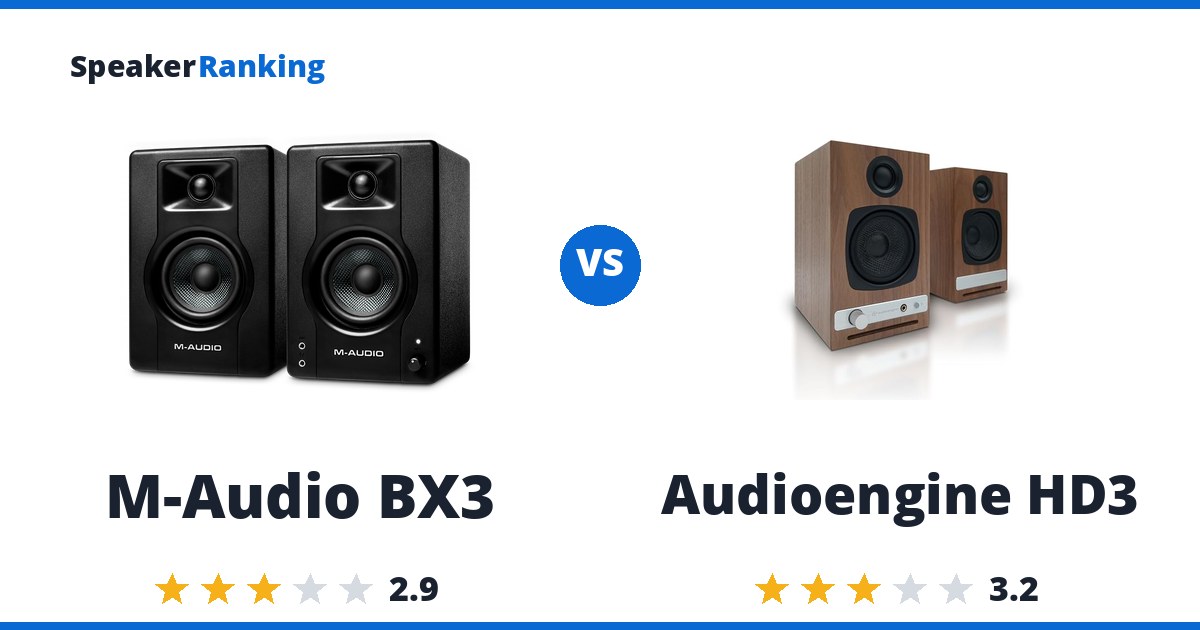 M-Audio BX3 vs Audioengine HD3