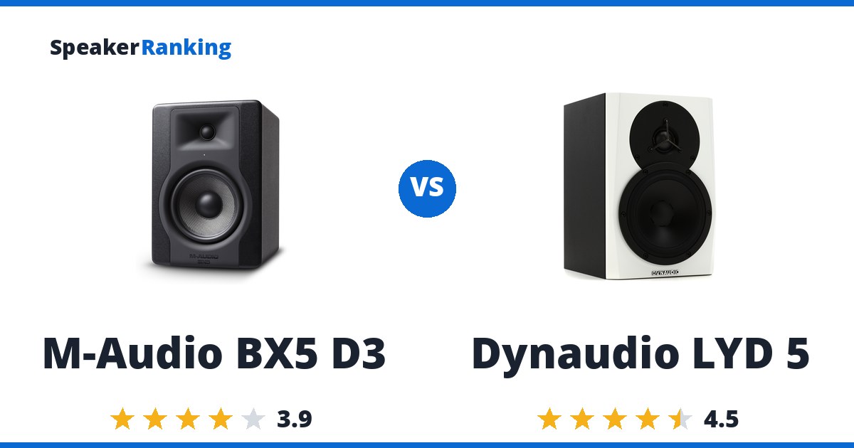 M-Audio BX5 D3 vs Dynaudio LYD 5
