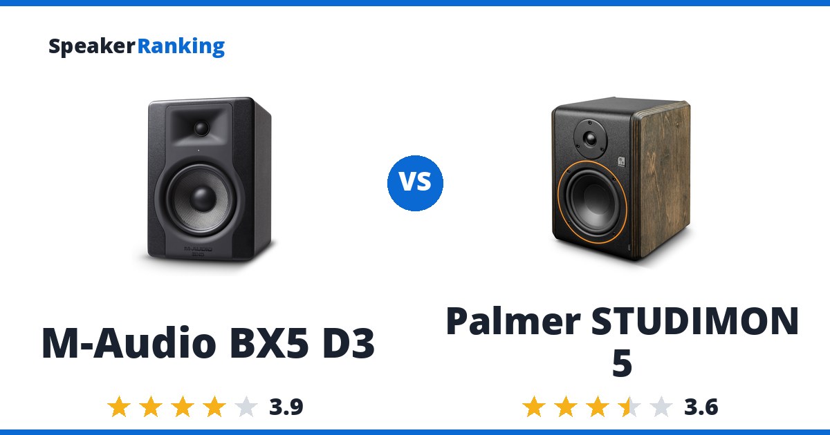 M-Audio BX5 D3 vs Palmer STUDIMON 5