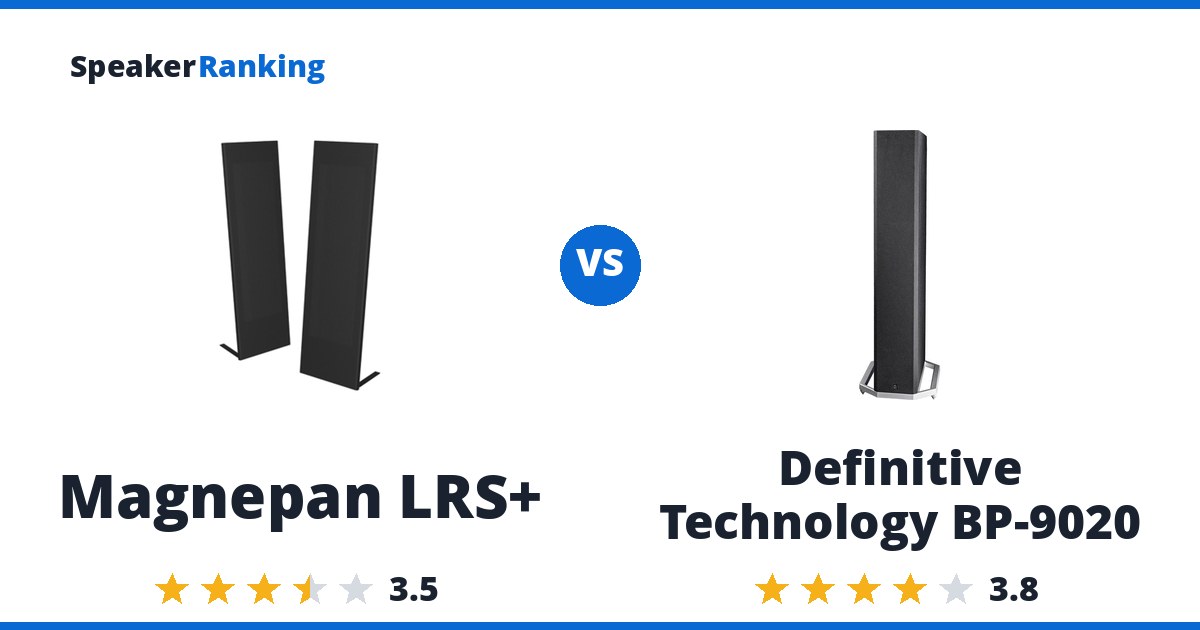 Magnepan LRS+ vs Definitive Technology BP-9020