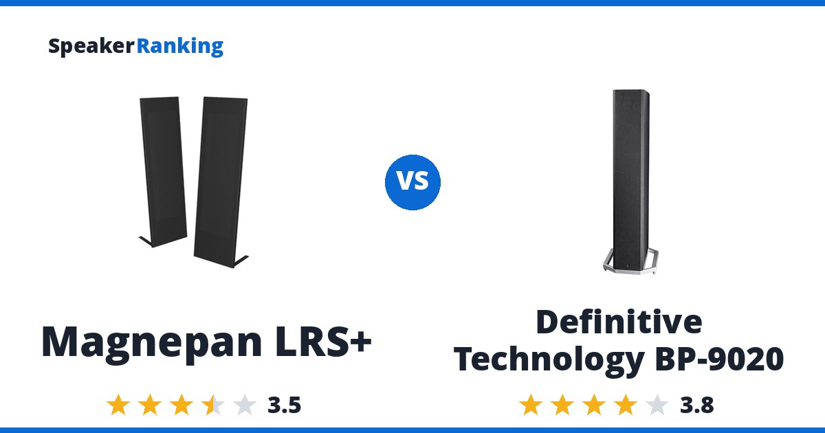 Magnepan LRS+ vs Definitive Technology BP-9020