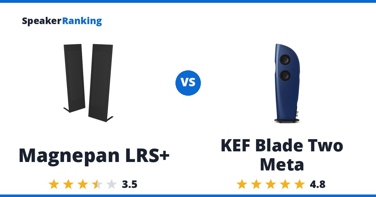 Magnepan LRS+ vs KEF Blade Two Meta