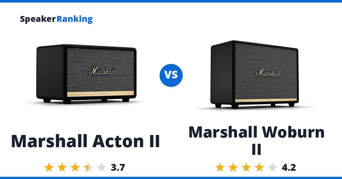 Marshall Acton II vs Marshall Woburn II