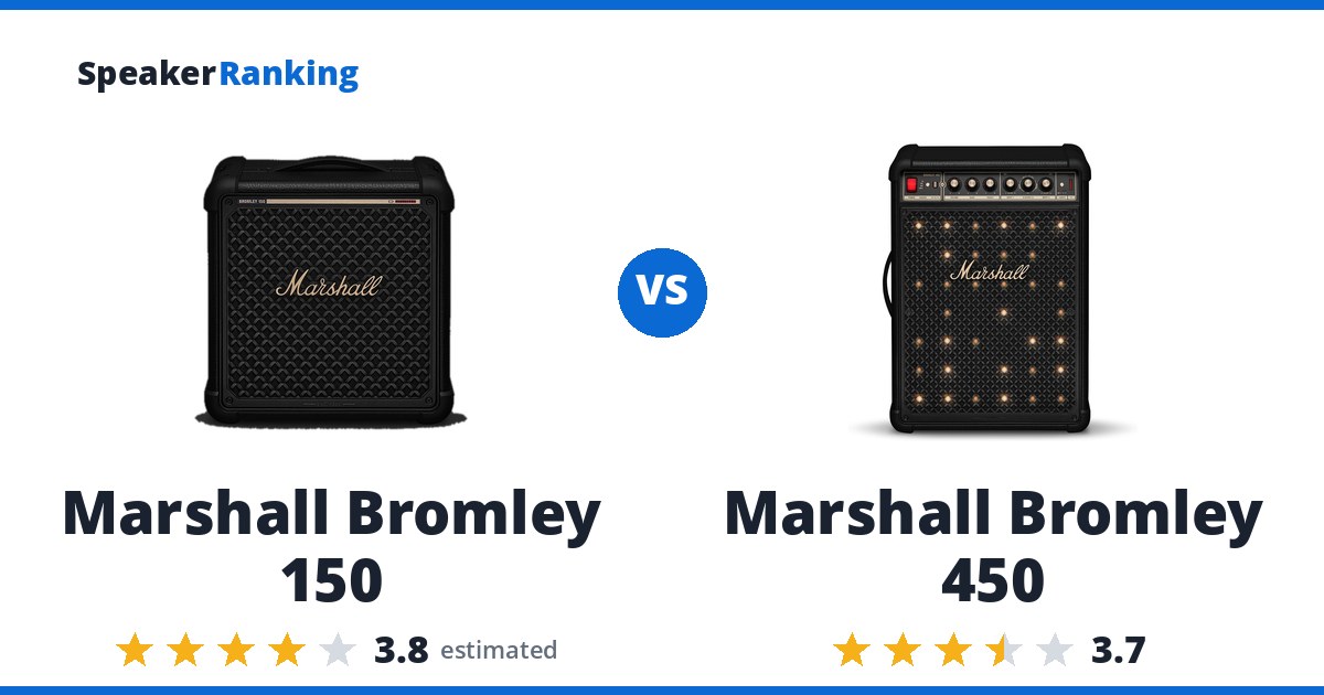 Marshall Bromley 150 vs Marshall Bromley 450