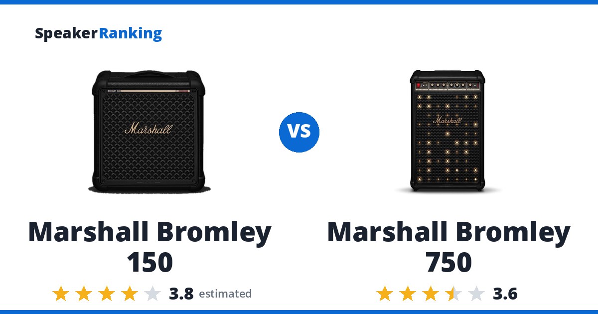 Marshall Bromley 150 vs Marshall Bromley 750