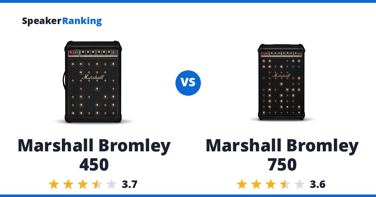 Marshall Bromley 450 vs Marshall Bromley 750