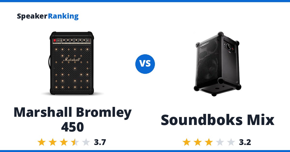 Marshall Bromley 450 vs Soundboks Mix