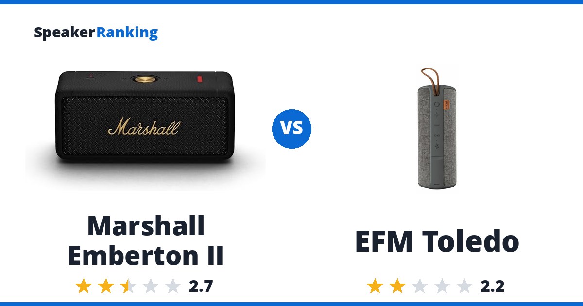 Marshall Emberton II vs EFM Toledo