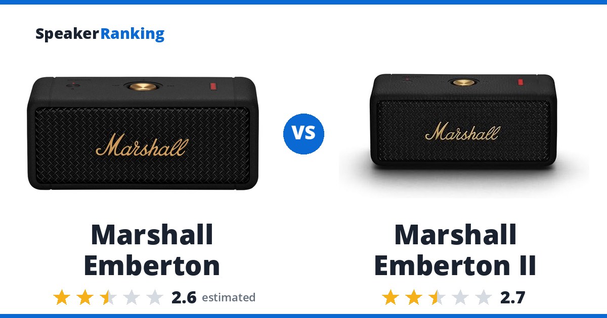 Marshall Emberton vs Marshall Emberton II