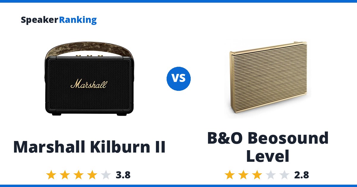 Marshall Kilburn II vs B&O Beosound Level
