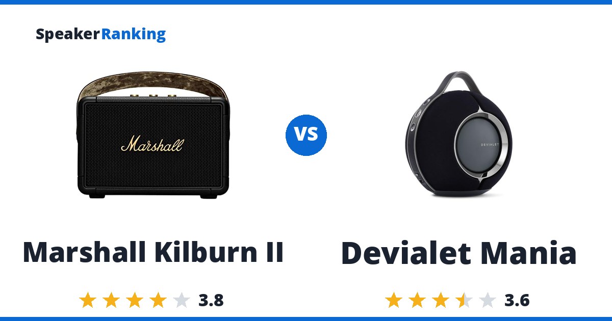 Marshall Kilburn II vs Devialet Mania