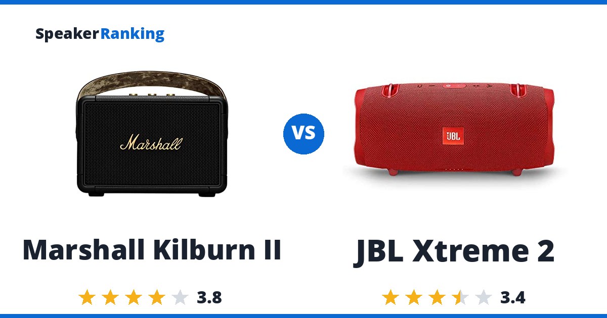 Marshall Kilburn II vs JBL Xtreme 2