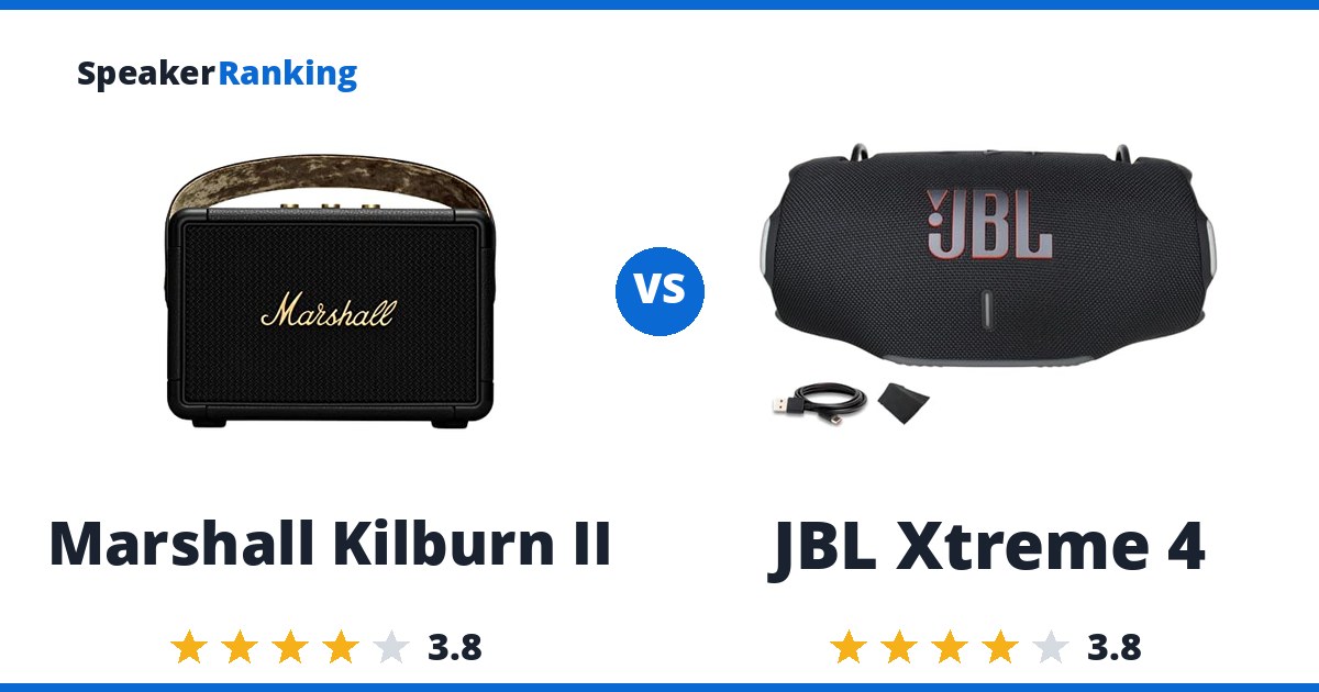 Marshall Kilburn II vs JBL Xtreme 4