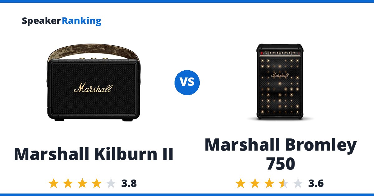 Marshall Kilburn II vs Marshall Bromley 750