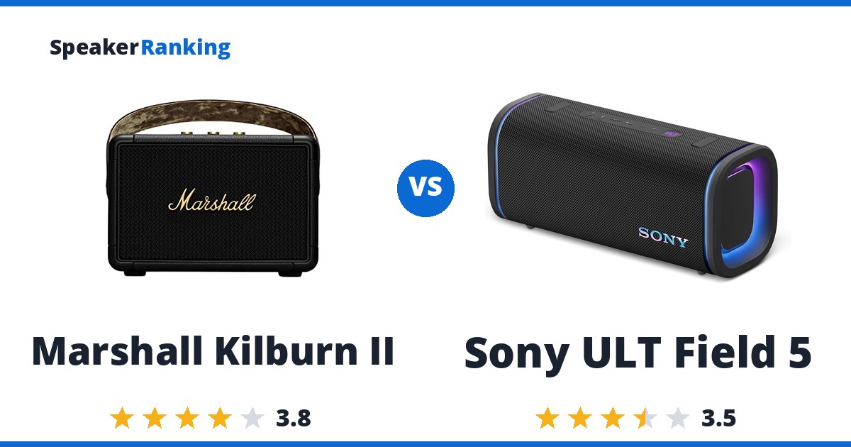 Marshall Kilburn II vs Sony ULT Field 5
