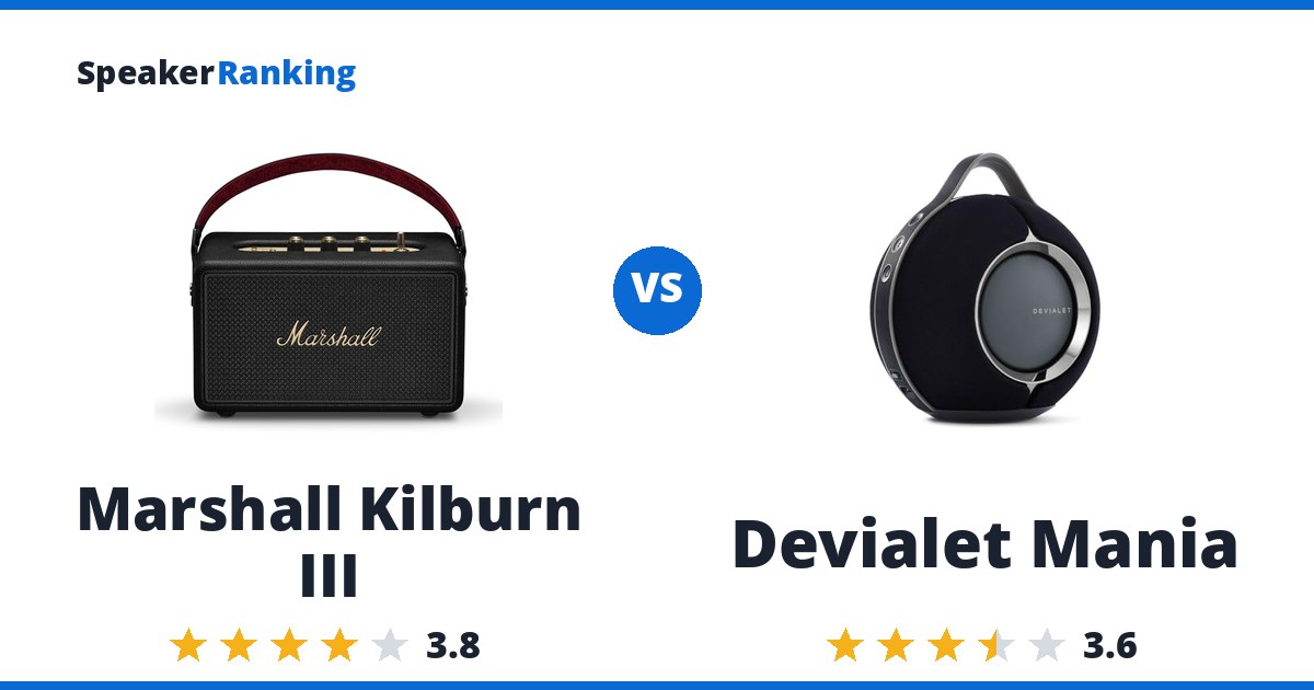 Marshall Kilburn III vs Devialet Mania