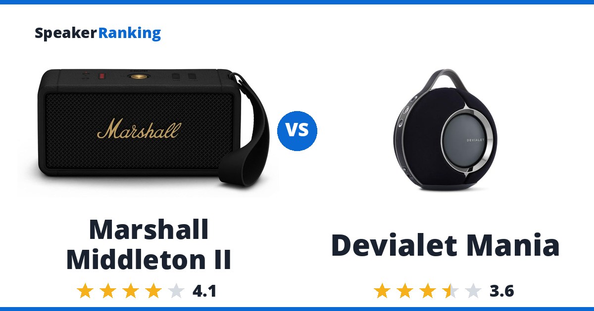 Marshall Middleton II vs Devialet Mania