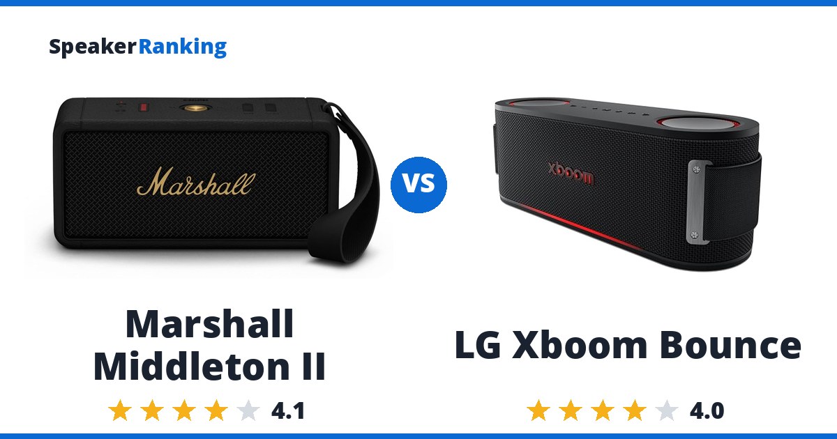 Marshall Middleton II vs LG Xboom Bounce