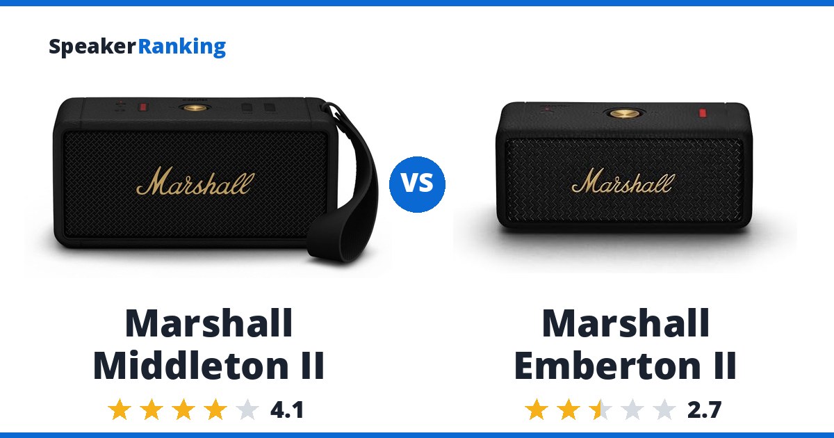 Marshall Middleton II vs Marshall Emberton II