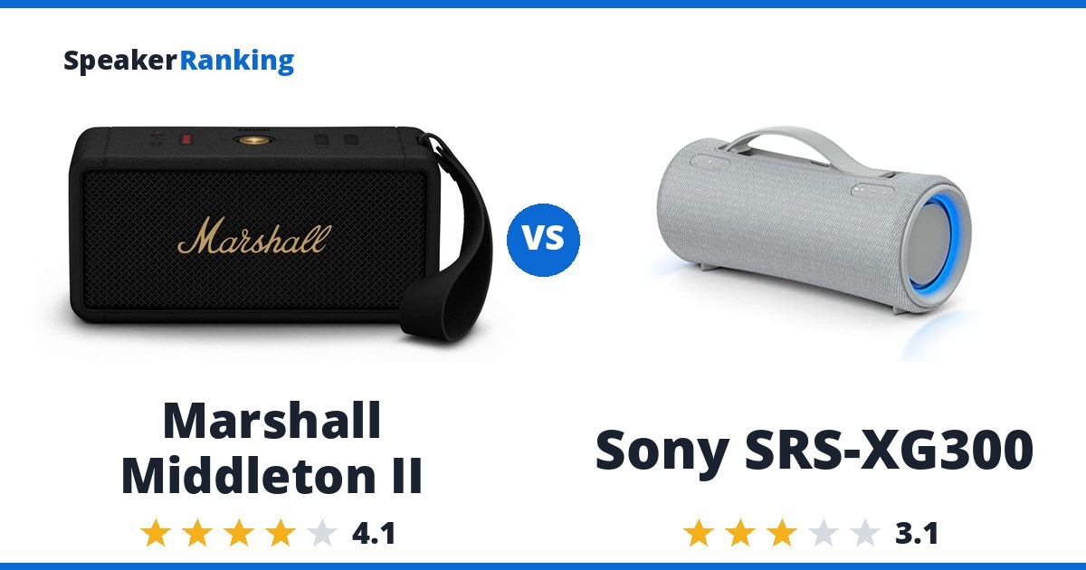 Marshall Middleton II vs Sony SRS-XG300