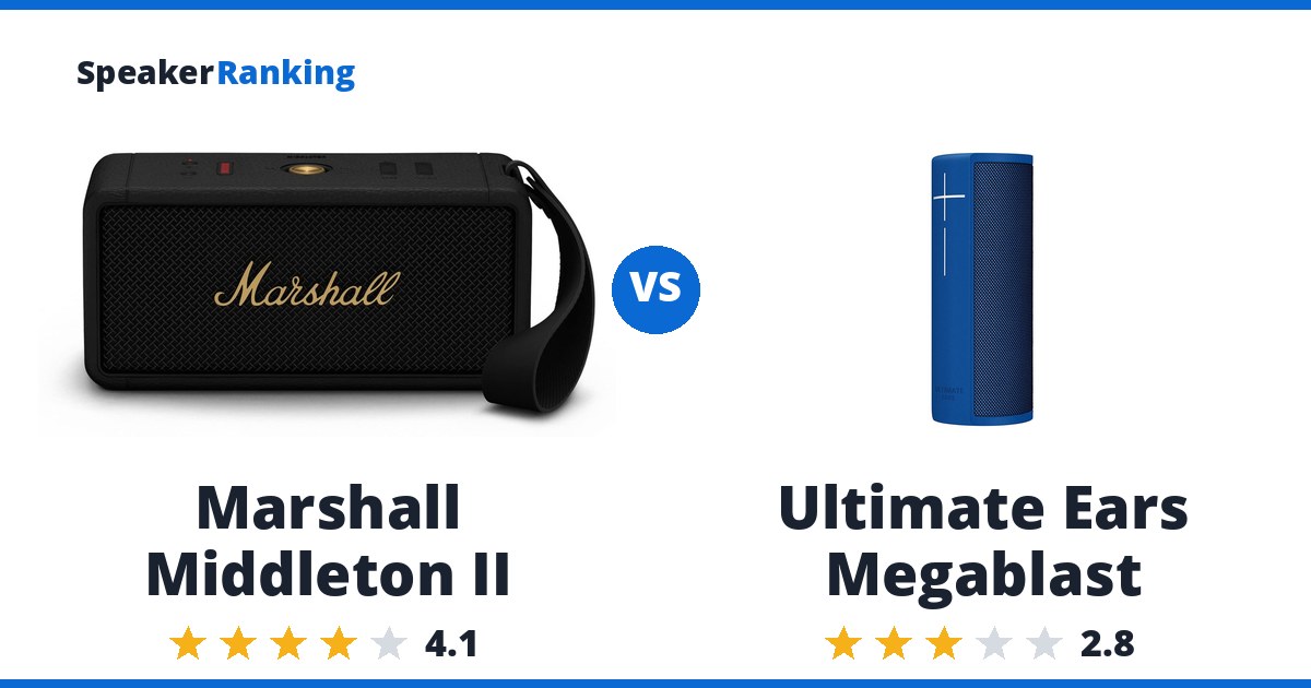Marshall Middleton II vs Ultimate Ears Megablast