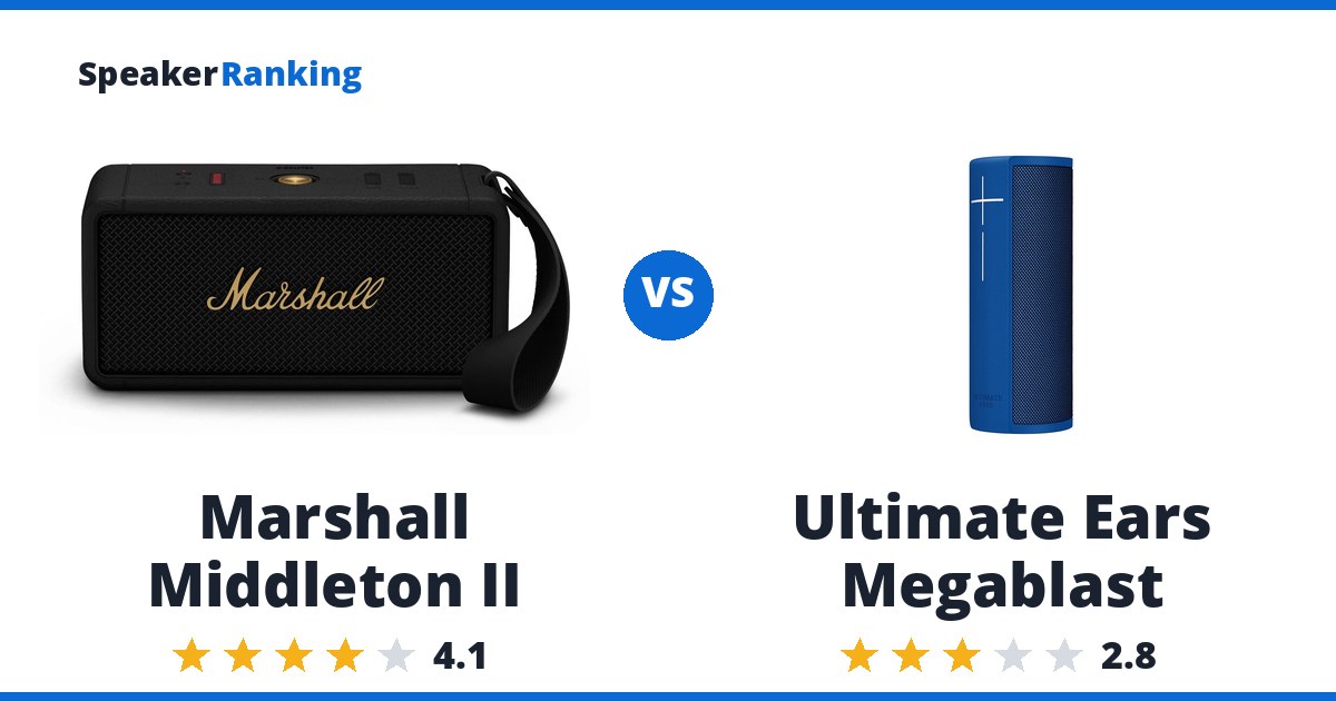 Marshall Middleton II vs Ultimate Ears Megablast
