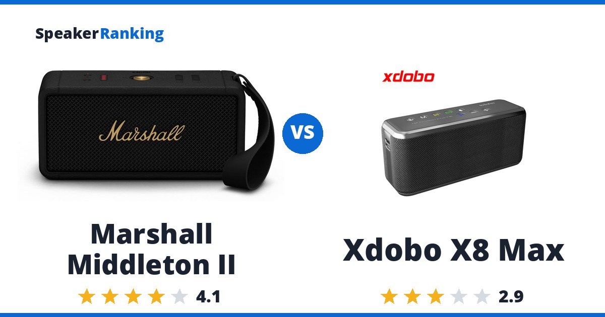 Marshall Middleton II vs Xdobo X8 Max
