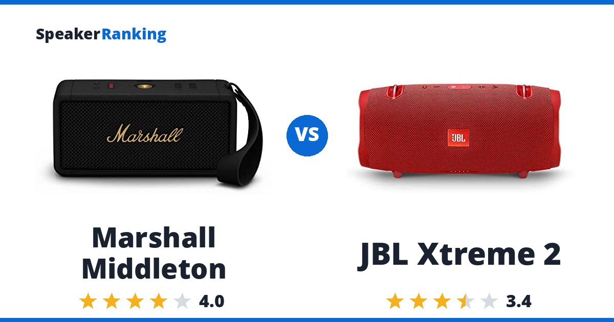 Marshall Middleton vs JBL Xtreme 2