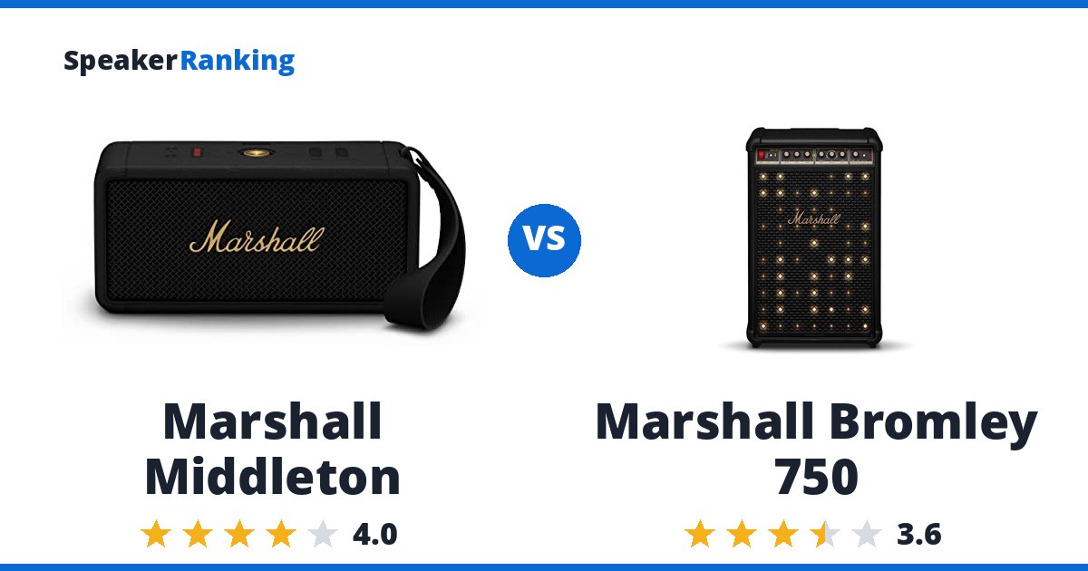 Marshall Middleton vs Marshall Bromley 750