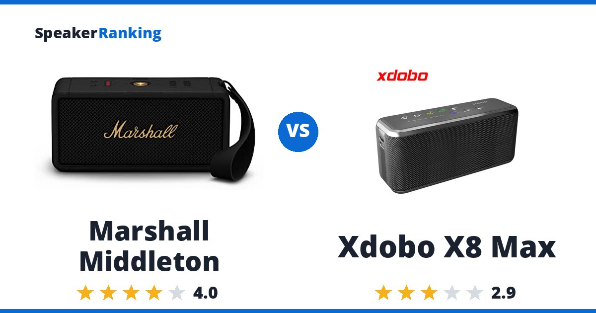 Marshall Middleton vs Xdobo X8 Max