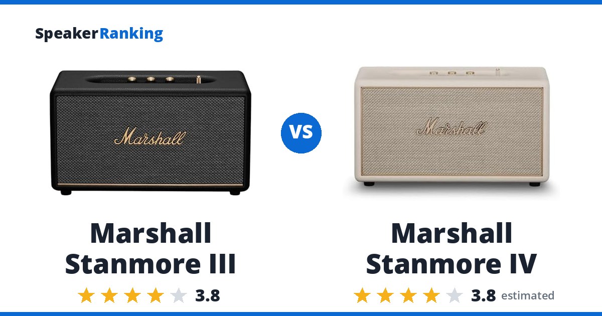 Marshall Stanmore III vs Marshall Stanmore IV