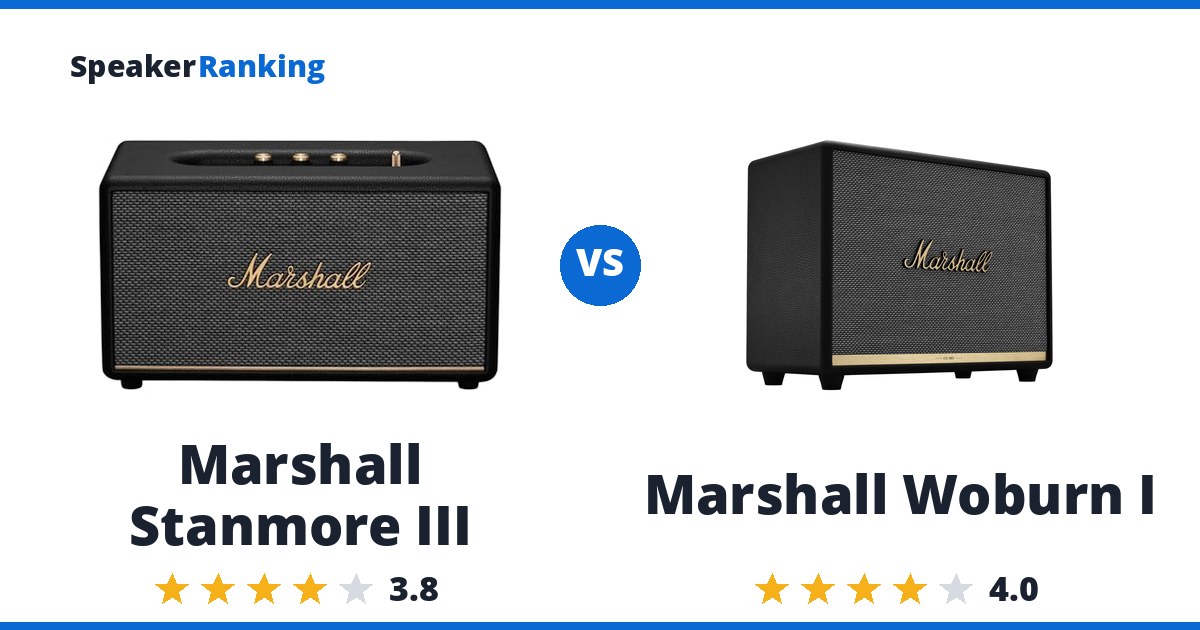 Marshall Stanmore III vs Marshall Woburn I