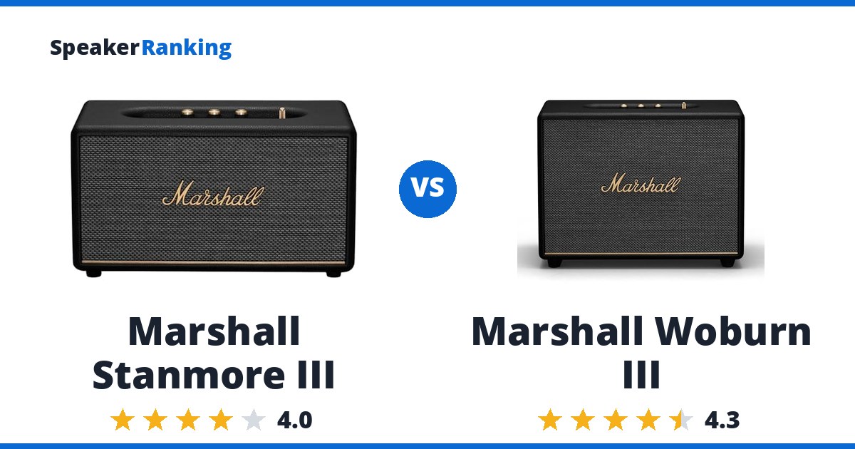 Marshall Stanmore III vs Marshall Woburn III