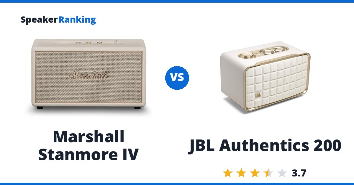 Marshall Stanmore IV vs JBL Authentics 200