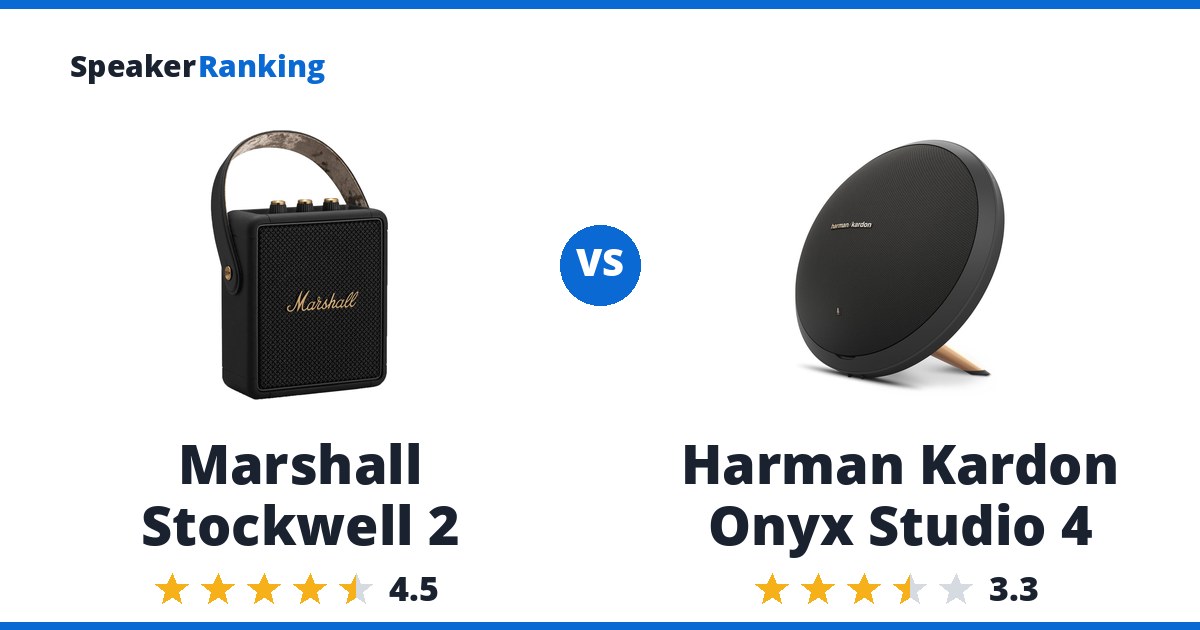 Marshall Stockwell 2 vs Harman Kardon Onyx Studio 4