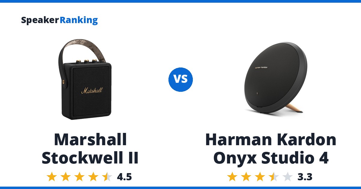 Marshall Stockwell II vs Harman Kardon Onyx Studio 4